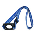 Custom Beer Water Bottle Drink Holder Polyester Sublimation Printing Lanyards